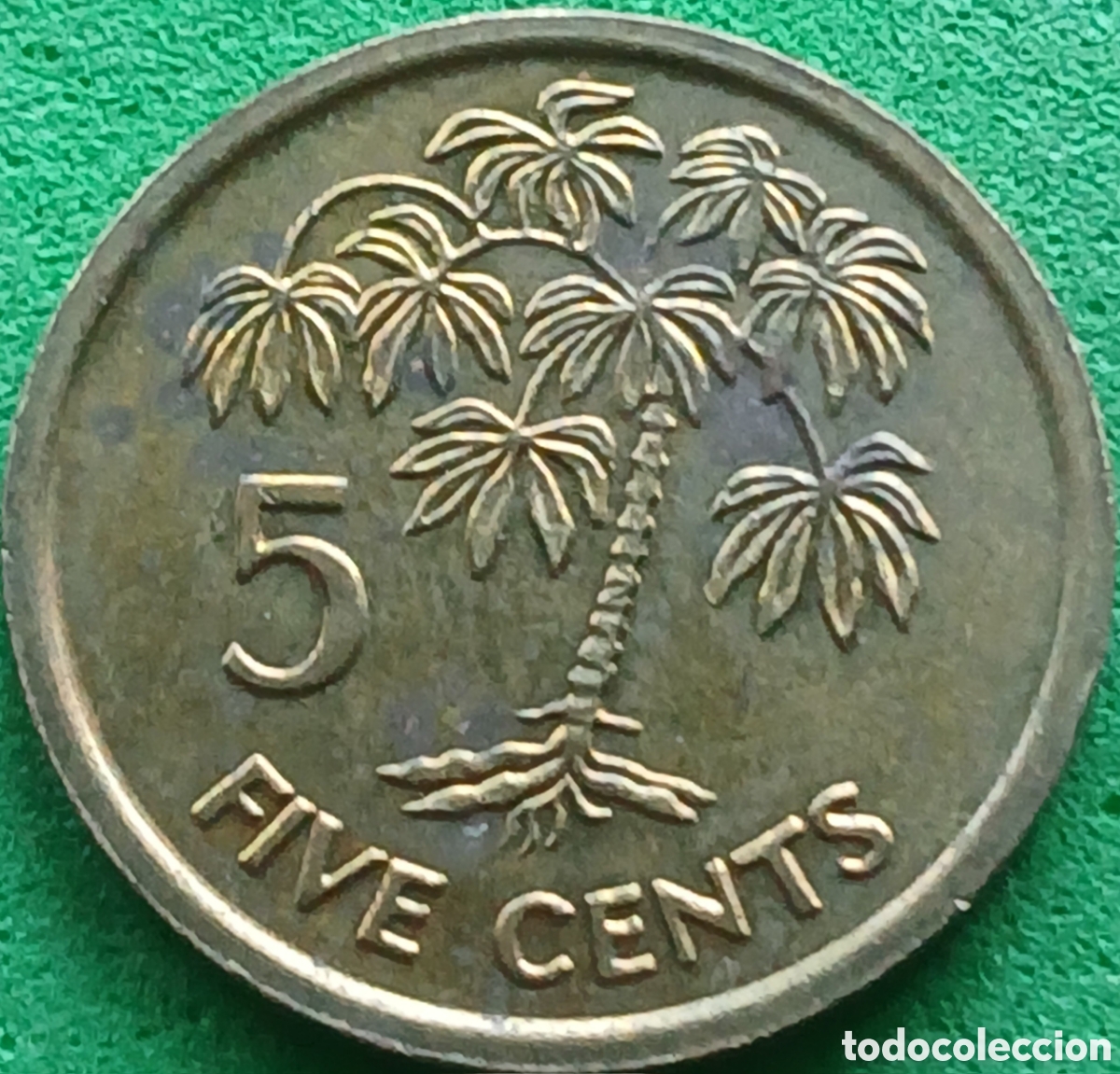 Monedas antiguas de &Aacute;frica: Seychelles 5 cents 1995 km#47
