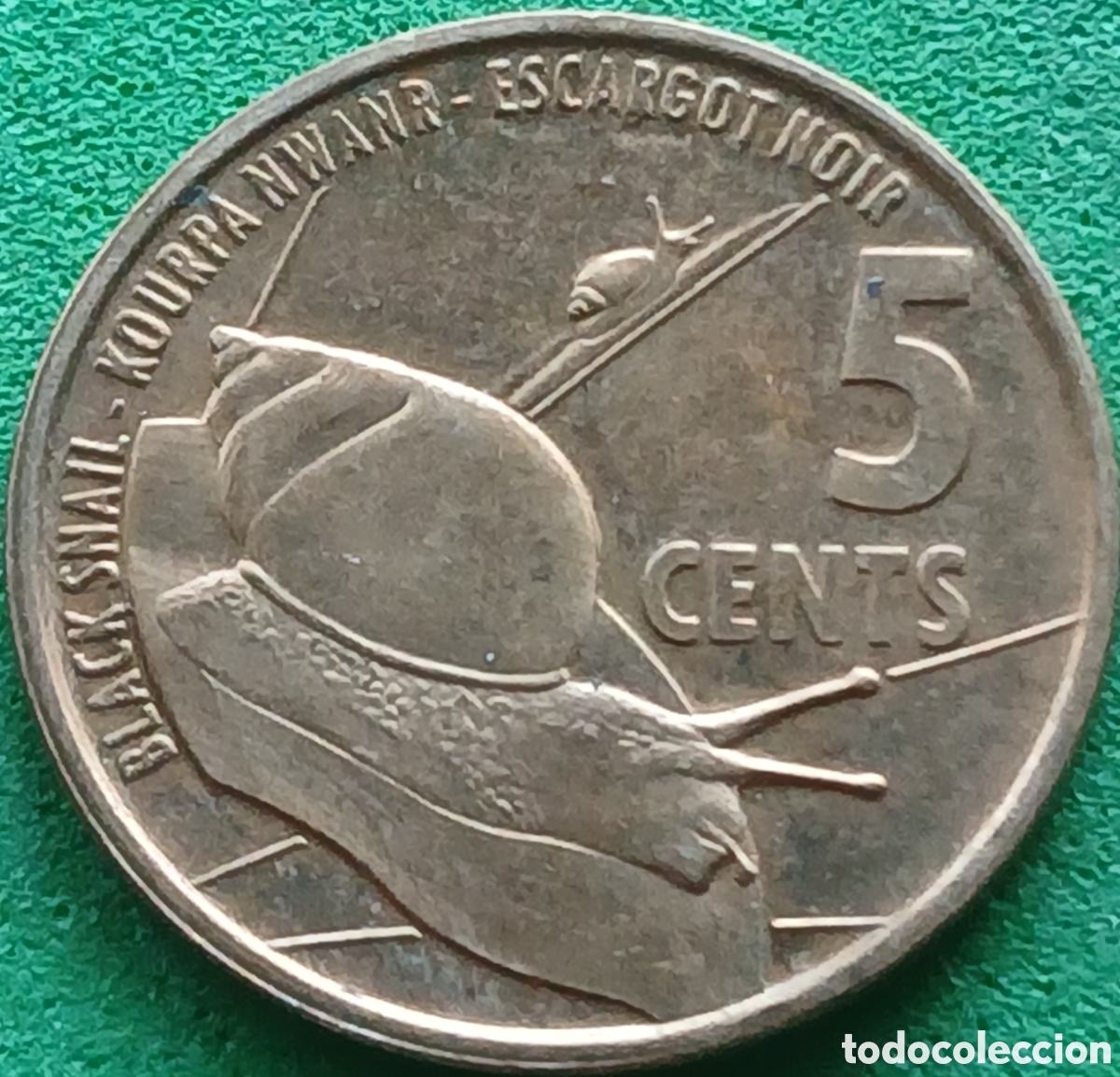 Monedas antiguas de &Aacute;frica: Seychelles 5 cents 2016 UC#5