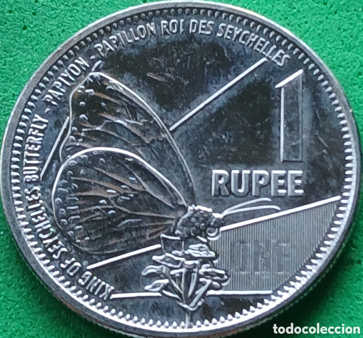 Monedas antiguas de &Aacute;frica: Seychelles 1 rupia 2022 UC#8 poco com&uacute;n!!