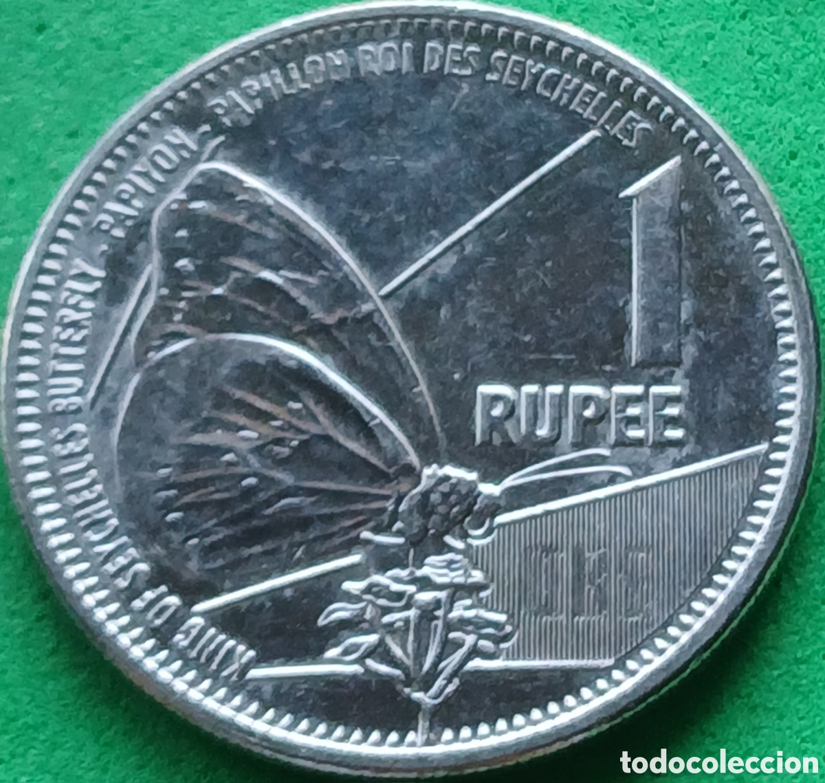 Monedas antiguas de &Aacute;frica: Seychelles 1 rupia 2024 UC#8 RARA (R) !!!