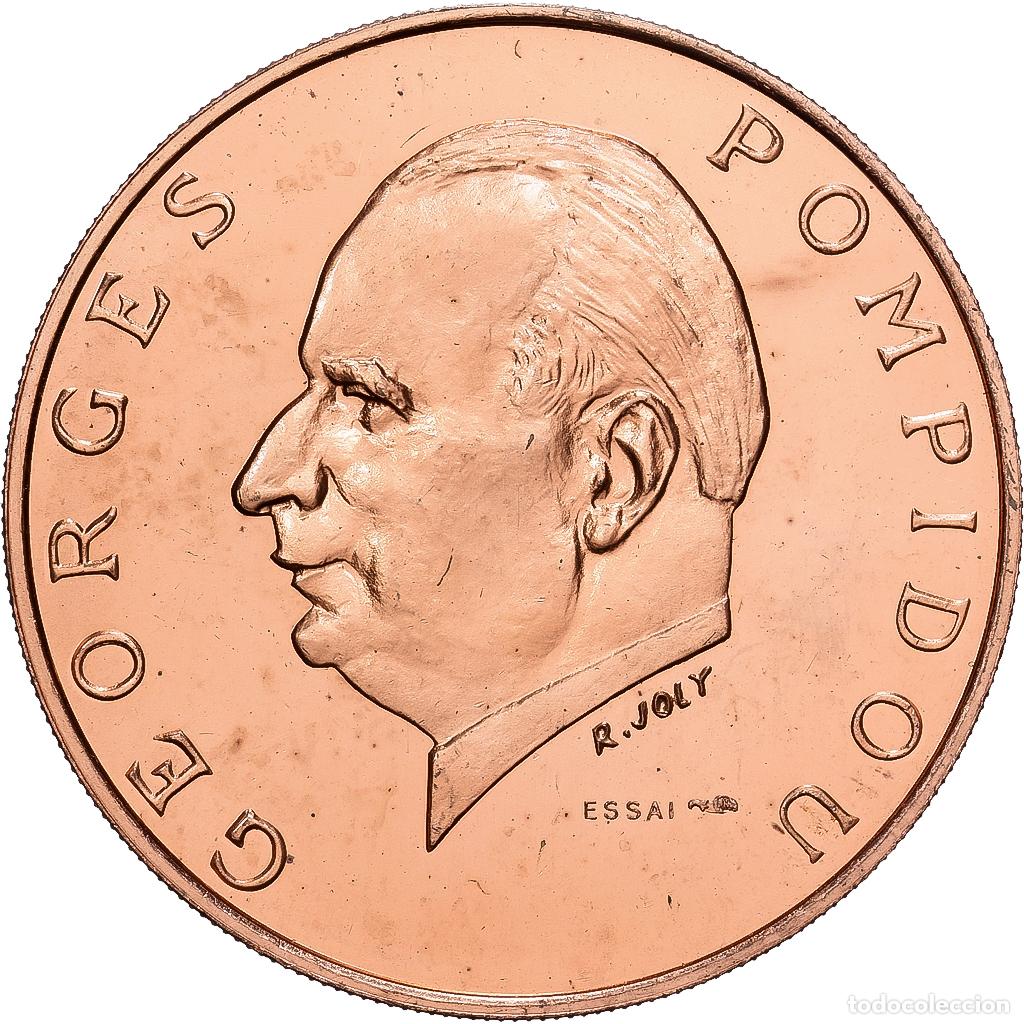 Monedas antiguas de &Aacute;frica: [#1513224] Gab&oacute;n, 5000 Francs, 1971, Paris, ESSAI, Cobre - aluminio - n&iacute;quel, EBC+, KM:E5