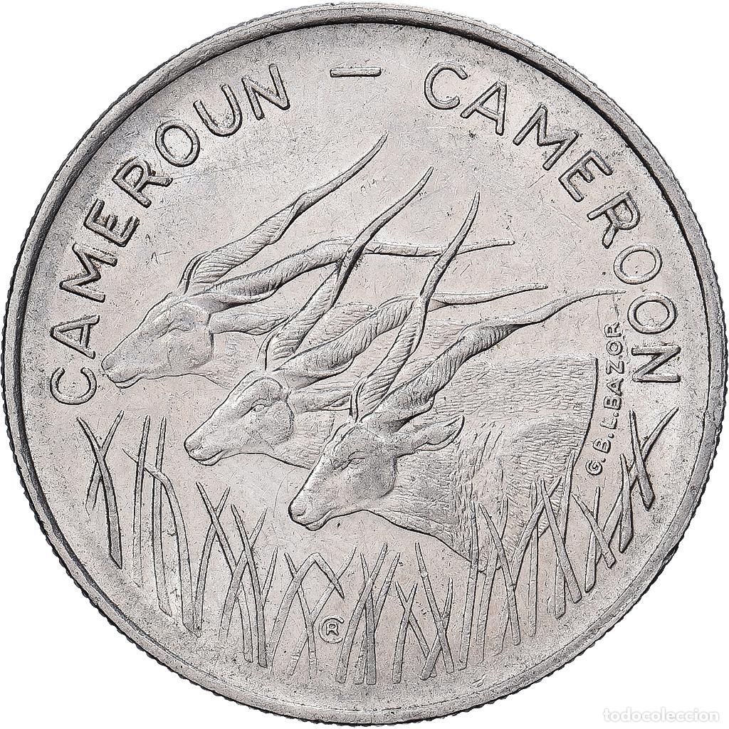Monedas antiguas de &Aacute;frica: [#1530029] Camer&uacute;n, 100 Francs, 1975, type 2, N&iacute;quel, EBC, KM:7