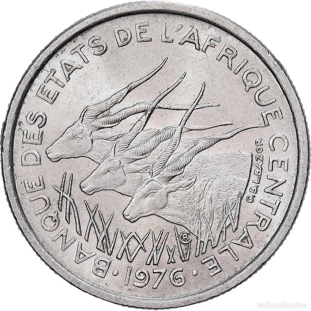 Monedas antiguas de &Aacute;frica: [#1530019] Estados del &Aacute;frica central, 50 Francs, 1976, Paris, N&iacute;quel, EBC, KM:11