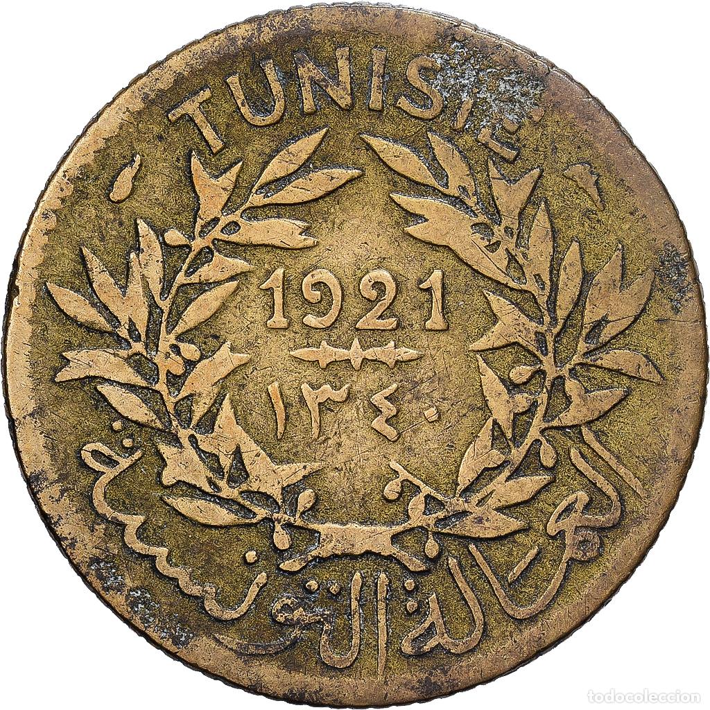 Monedas antiguas de &Aacute;frica: [#1513164] T&uacute;nez, 1 Franc, 1921, Aluminio - bronce, BC+