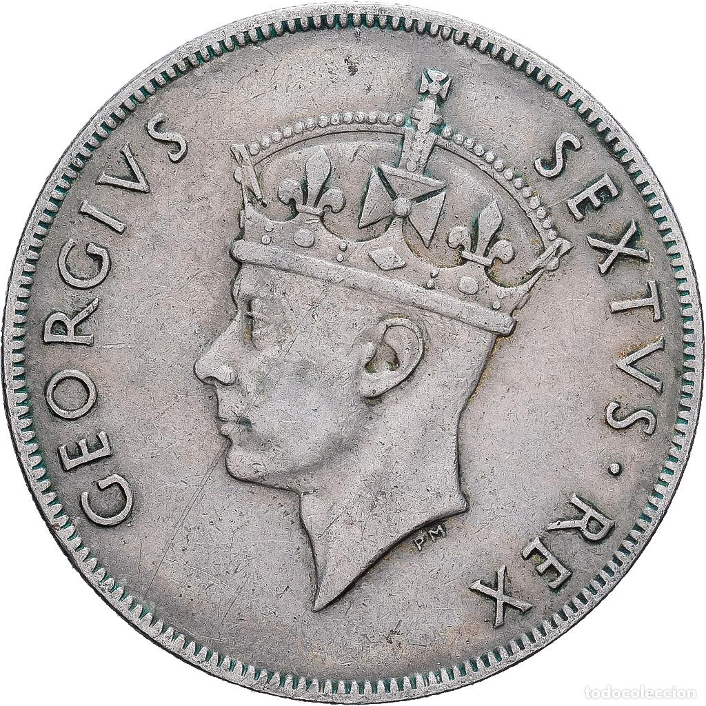 Monedas antiguas de &Aacute;frica: [#1513200] ESTE DE &Aacute;FRICA, 1 Shilling, 1952, Royal Mint, Cobre - n&iacute;quel, MBC, KM:31