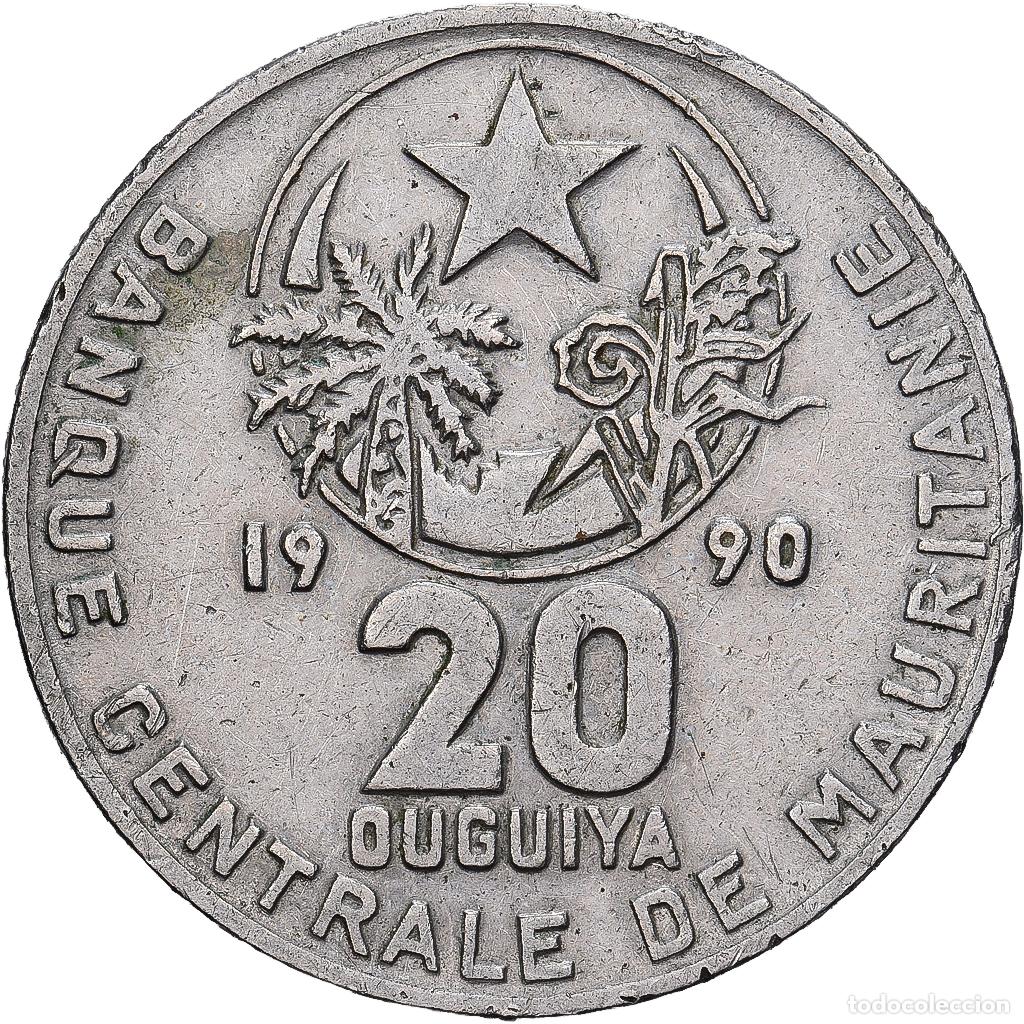 Monedas antiguas de &Aacute;frica: [#1513259] Mauritania, 20 Ouguiya, 1990, Kremnica, Cupronickel, MBC, KM:5
