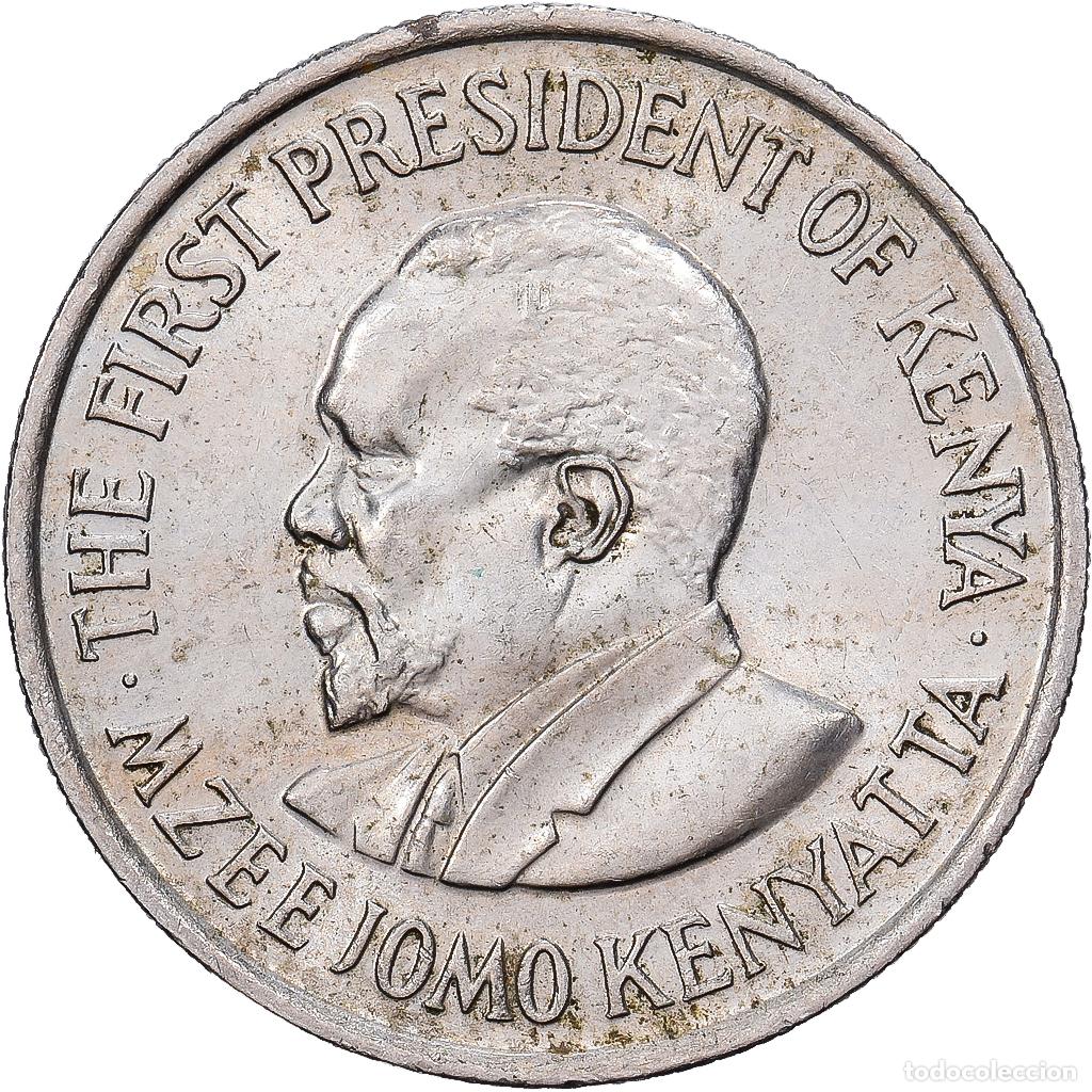 Monedas antiguas de &Aacute;frica: [#1513278] Kenia, 50 Cents, 1974, British Royal Mint, Cobre - n&iacute;quel, BC+, KM:19