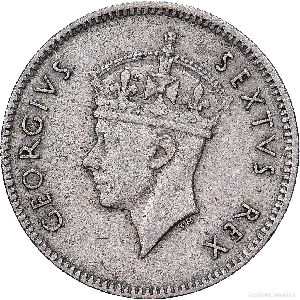 Monedas antiguas de &Aacute;frica: [#1513300] ESTE DE &Aacute;FRICA, George VI, 50 Cents, 1949, Cobre - n&iacute;quel, MBC, KM:30