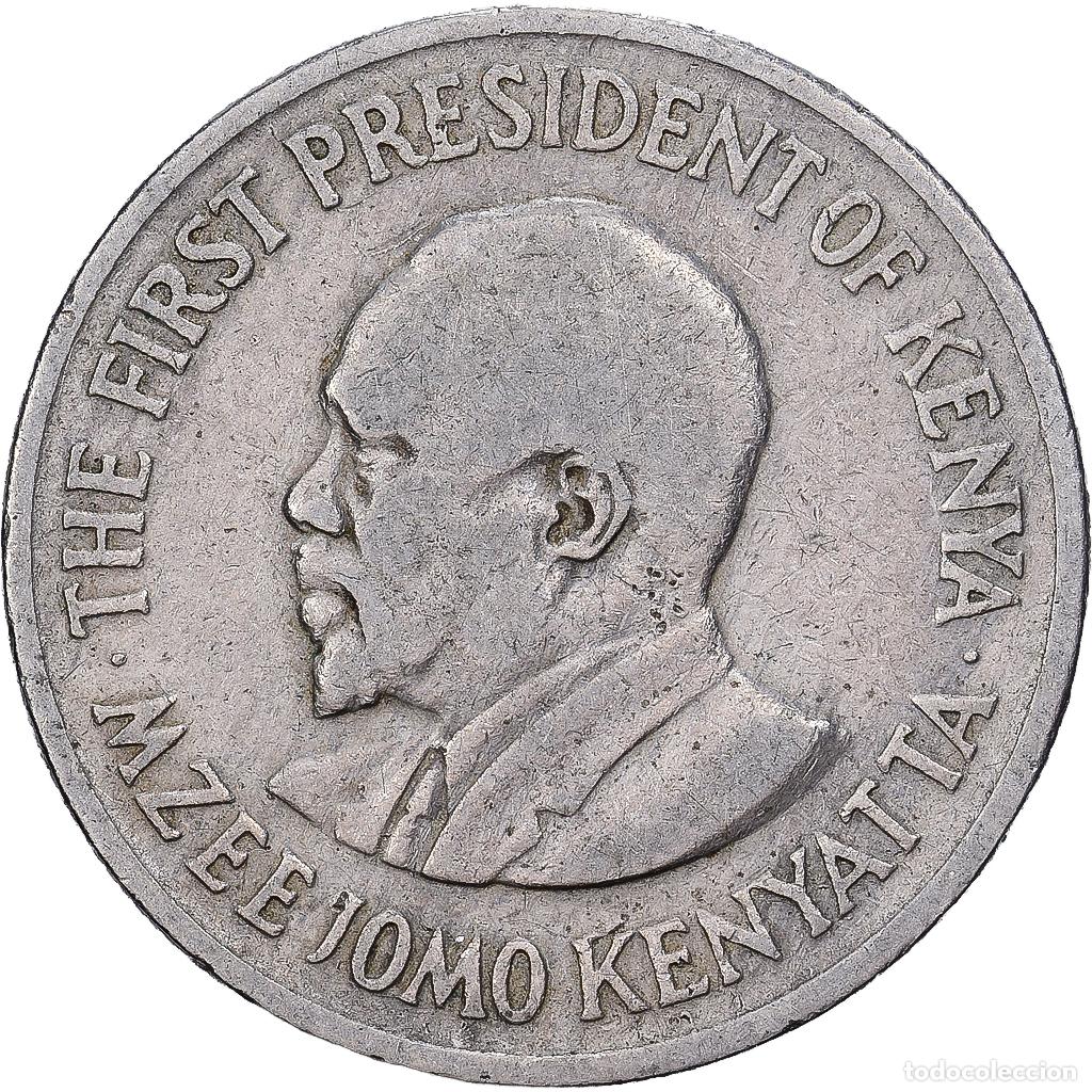 Monedas antiguas de &Aacute;frica: [#1513321] Kenia, 50 Cents, 1971, N&iacute;quel chapado en acero, MBC, KM:41