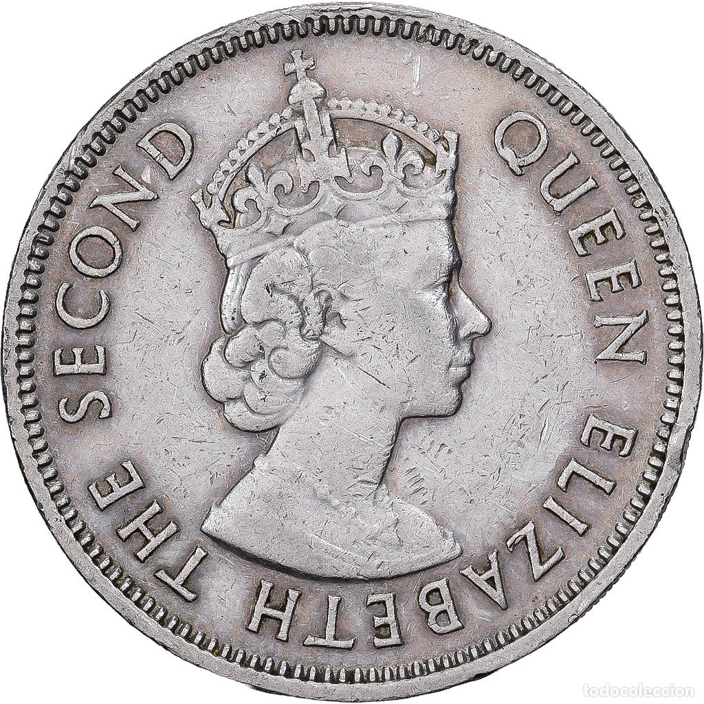 Monedas antiguas de &Aacute;frica: [#1513323] Mauricio, 1/2 Rupee, 1971, Royal Mint, Cobre - n&iacute;quel, MBC+, KM:37