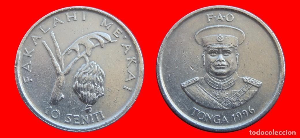 Monedas antiguas de &Aacute;frica: 10 SENITI 1996 TONGA-144094