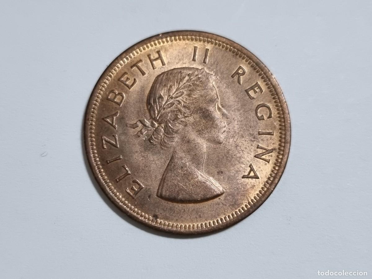Monedas antiguas de &Aacute;frica: Antigua Moneda Sudafrica 1 Penique 1959 Sur Africa 1.D Coleccionismo