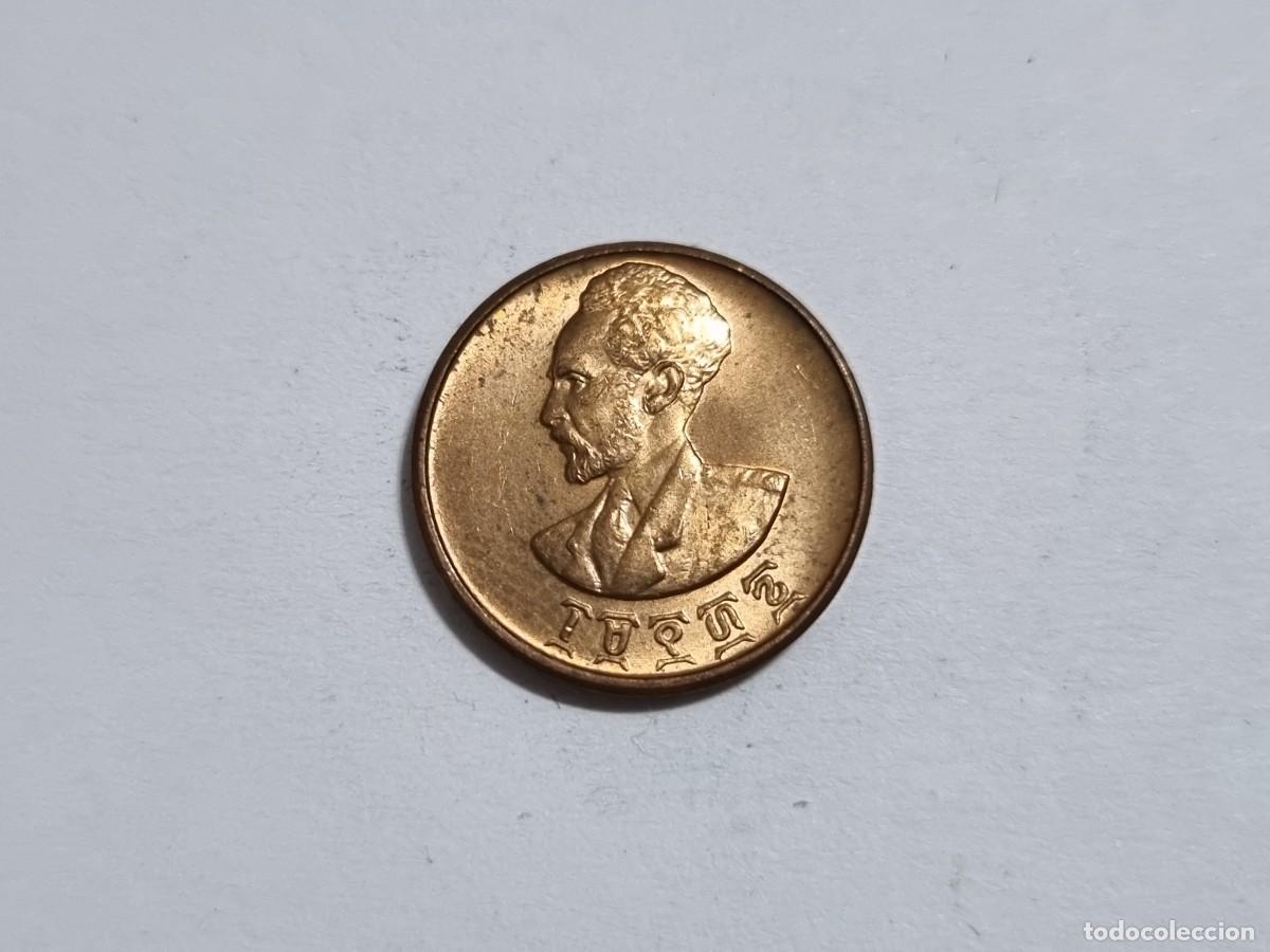 Monedas antiguas de &Aacute;frica: Antigua Moneda Etiopia 1 Santeem 1944 Coleccionista