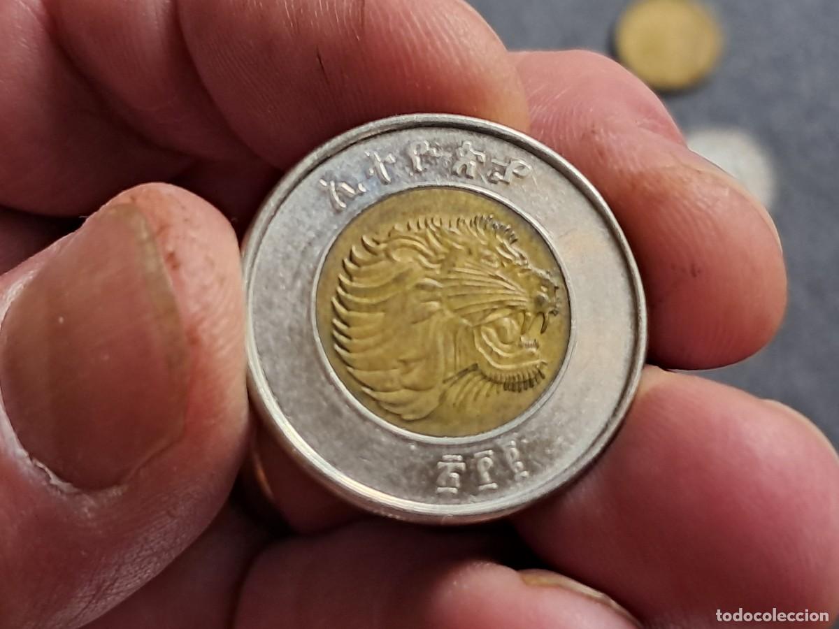 Monedas antiguas de &Aacute;frica: MONEDA DE ETIOP&Iacute;A 1 BIRR 2002 (2010) ፳፻፪ KM# 78, F.