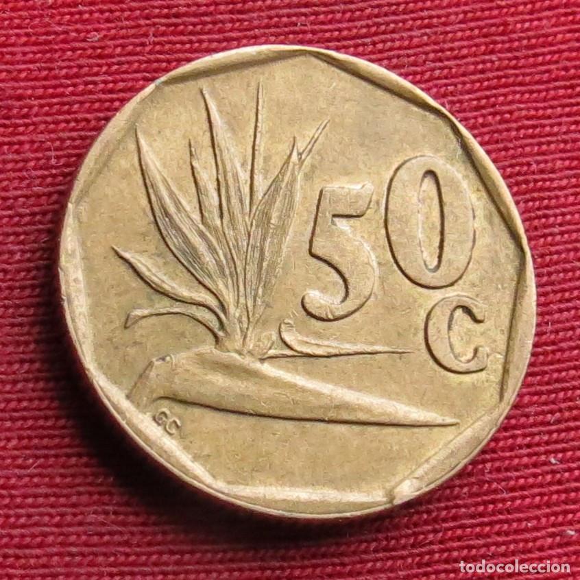 Monedas antiguas de &Aacute;frica: Sud&aacute;frica RSA 50 cents 1995