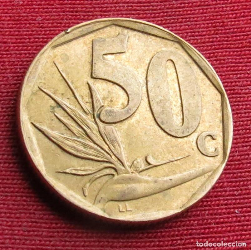 Monedas antiguas de &Aacute;frica: Sud&aacute;frica RSA 50 cents 1996