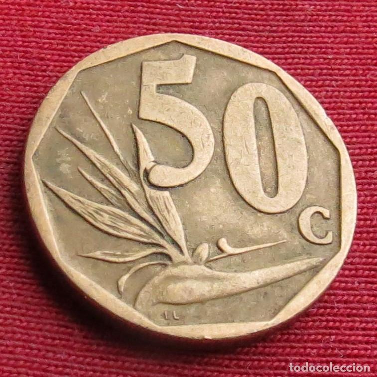 Monedas antiguas de &Aacute;frica: Sud&aacute;frica RSA 50 cents 2008