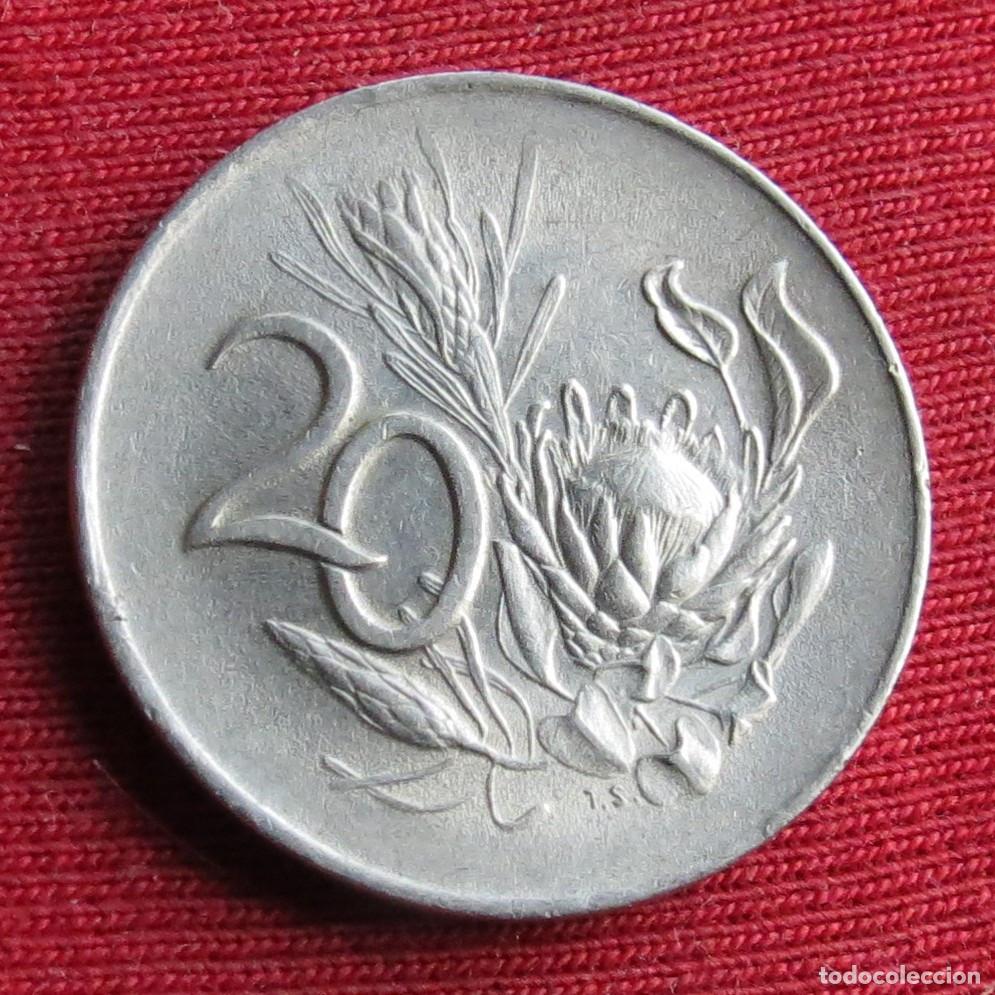Monedas antiguas de &Aacute;frica: Sud&aacute;frica RSA 20 cents 1965 #1