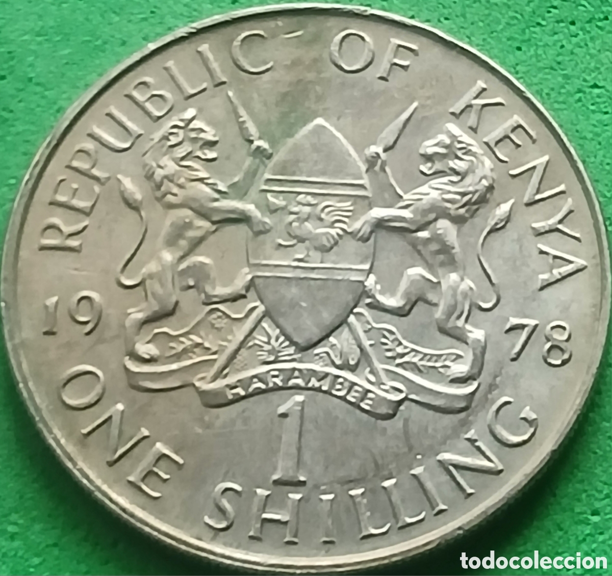 Monedas antiguas de &Aacute;frica: Kenya one shilling 1978 km#14
