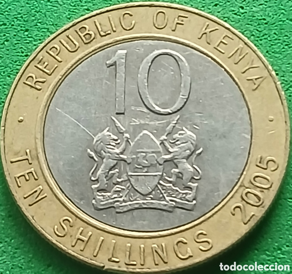 Monedas antiguas de &Aacute;frica: Kenya 10 shillings 2005 km#35.1