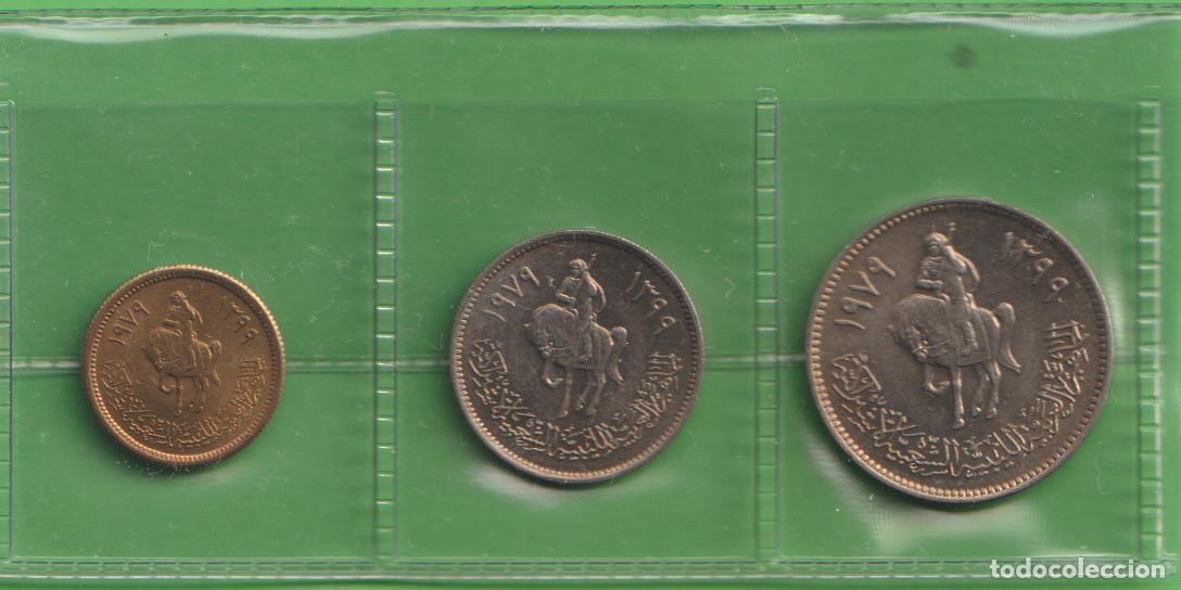 Monedas antiguas de &Aacute;frica: MONEDAS EXTRANJERAS - LIBYA - 1-10-y 20 DIRHAMS 1979 - KM-18-20-21 (SC)