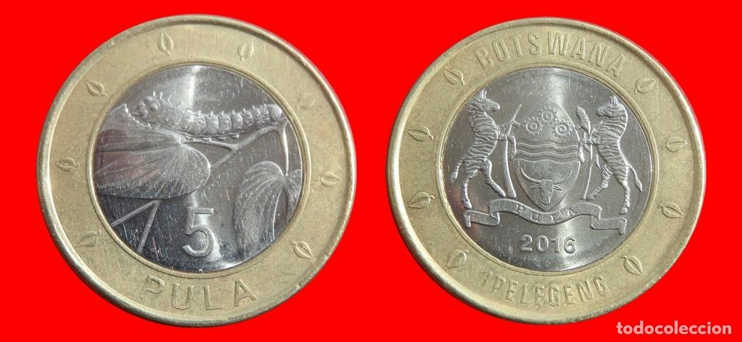 Monedas antiguas de &Aacute;frica: 5 PULA 2016 BOTSWANA BOTSUANA-144131