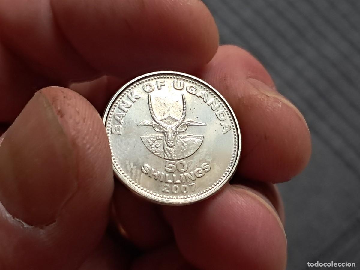 Monedas antiguas de &Aacute;frica: MONEDA DE UGANDA 50 CHELINES / SHILLINGS 2007 KM# 66, UNC.