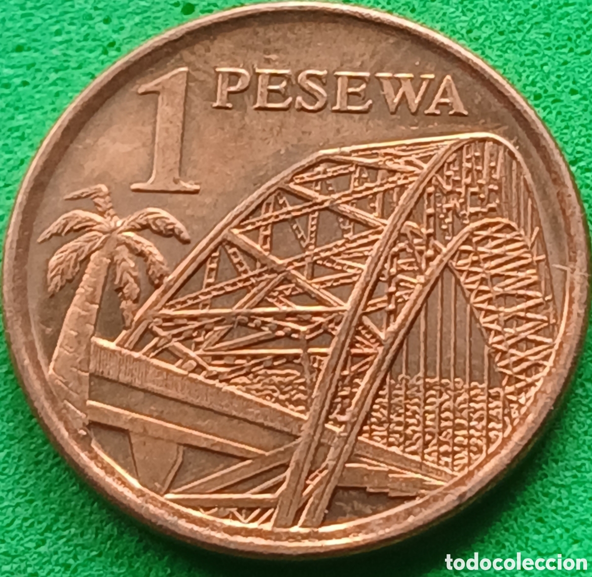 Monedas antiguas de &Aacute;frica: Ghana 1 pesewa 2007 km#37