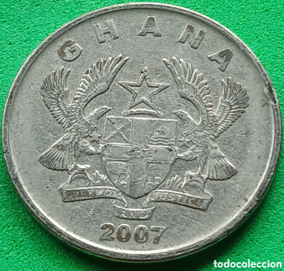 Monedas antiguas de &Aacute;frica: Ghana 50 pesewas 2007 km#41