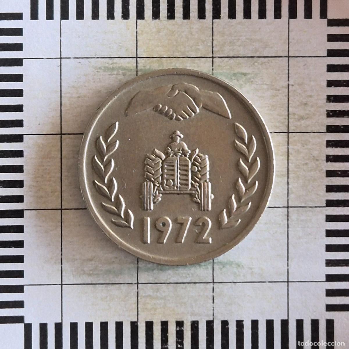 Monedas antiguas de &Aacute;frica: 1 DINAR, ARGELIA. 1972. (KM#104.1).