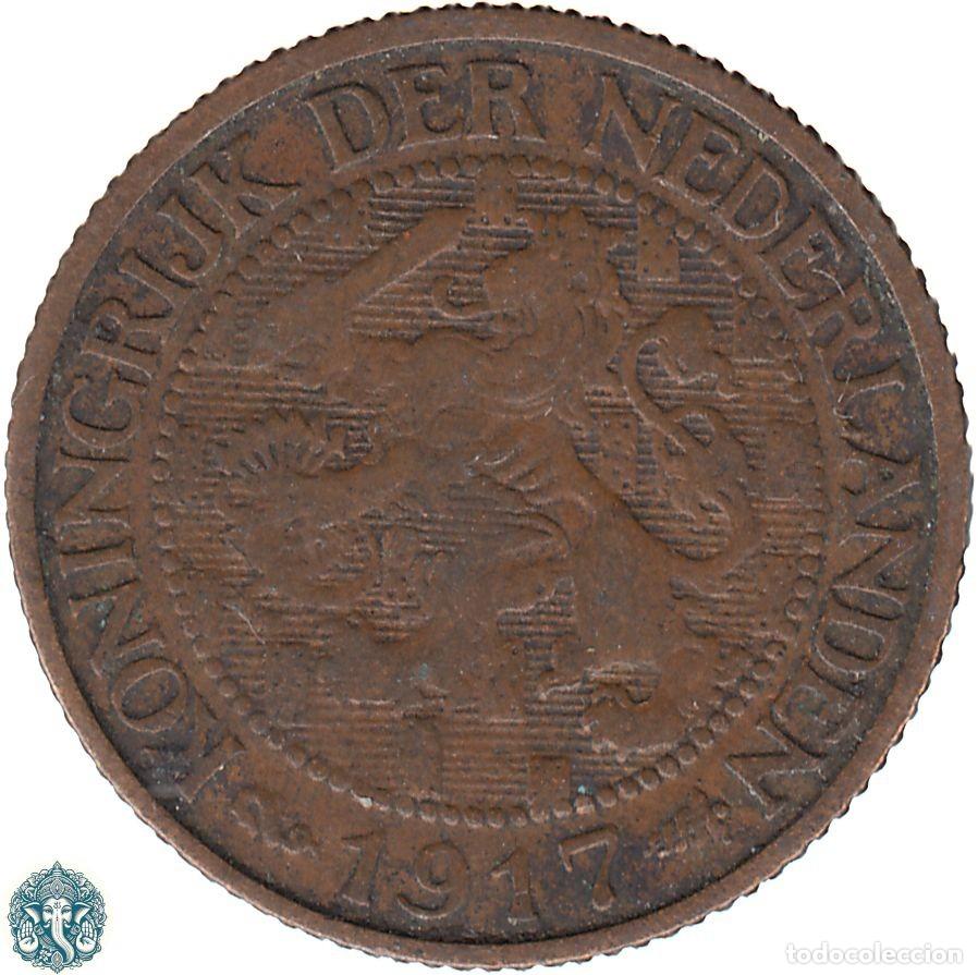 Monedas antiguas de &Aacute;frica: PA&Iacute;SES BAJOS 1 Centavo 1917 Guillermina KM#152