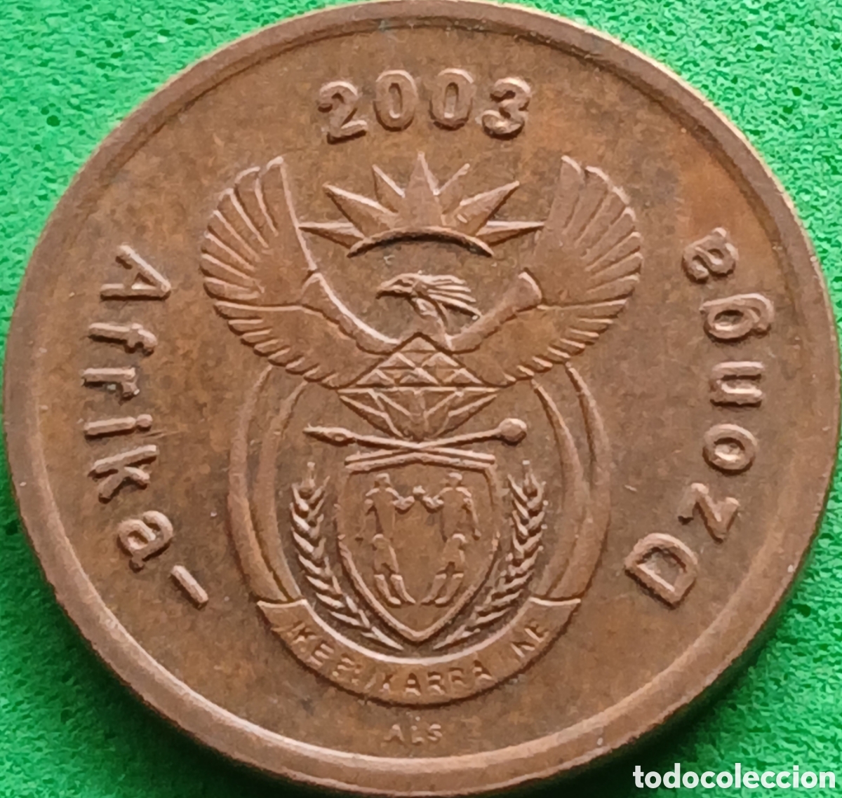 Monedas antiguas de &Aacute;frica: Afrika Dzonga 5 cents 2003 km#324