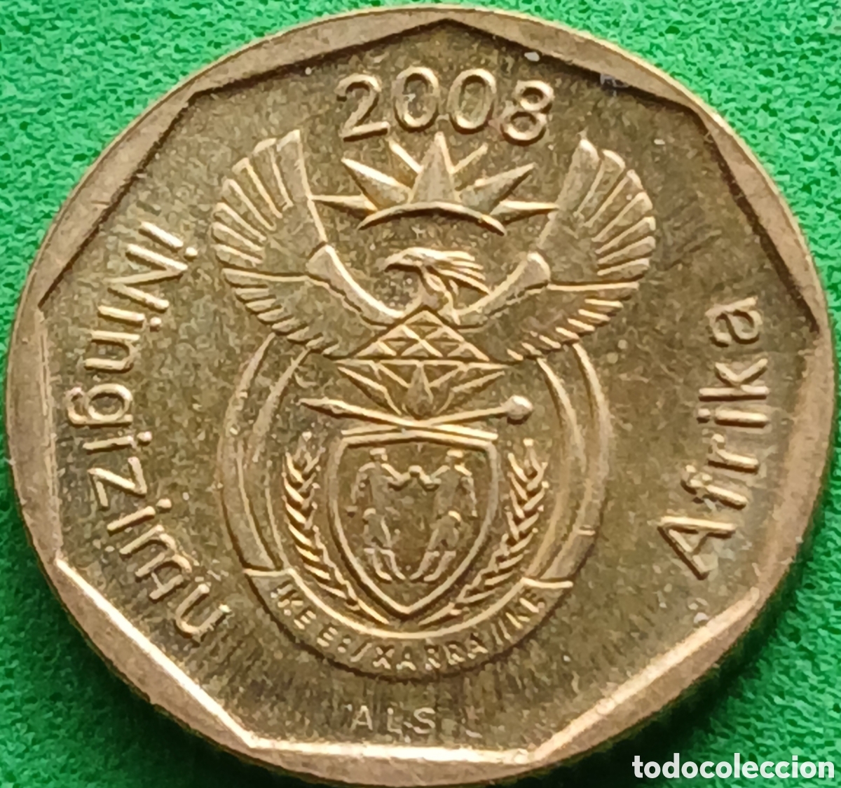 Monedas antiguas de &Aacute;frica: Iningizimu &Aacute;frika 10 cents 2008 km#441