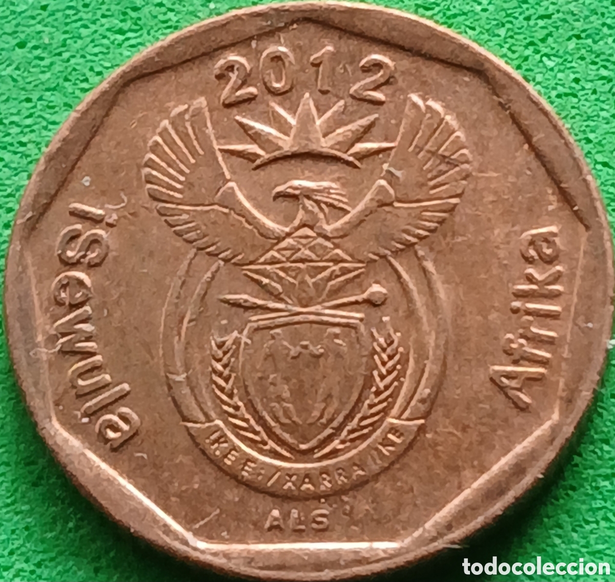 Monedas antiguas de &Aacute;frica: Isewula &Aacute;frika 10 cents 2012 UC#53