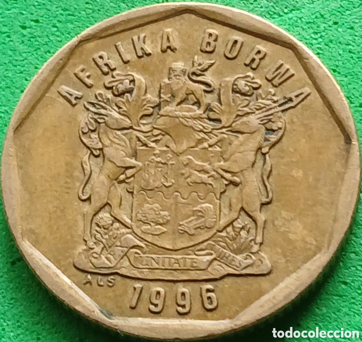 Monedas antiguas de &Aacute;frica: Aferika Borwa 50 cents 1996 km#163