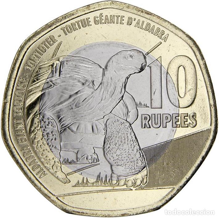 Monedas antiguas de &Aacute;frica: Seychelles 10 rupias 2018 KM#182a bimet&aacute;lica (no magn&eacute;tica) - UNC/SC