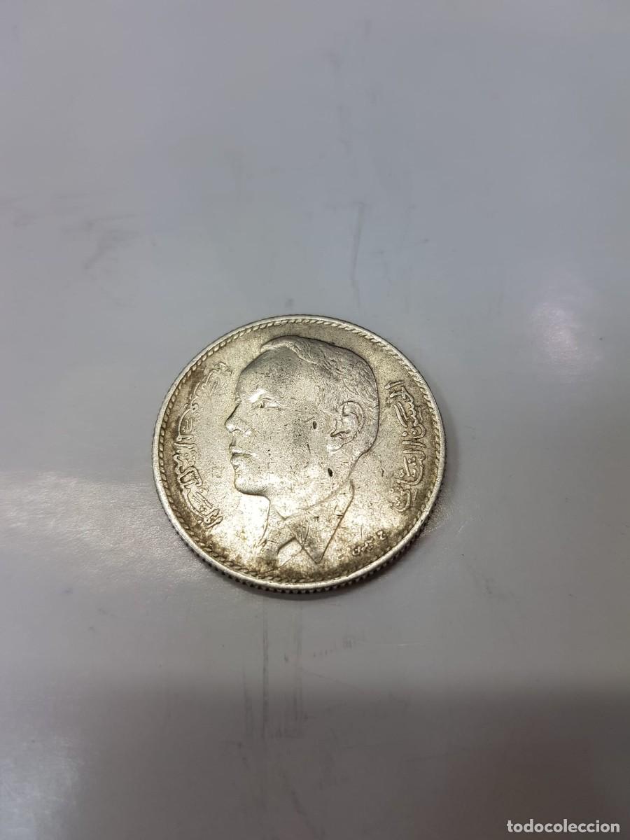 Monedas antiguas de &Aacute;frica: MARRUECOS-5 DIRHAMS-1384/1965-PLATA
