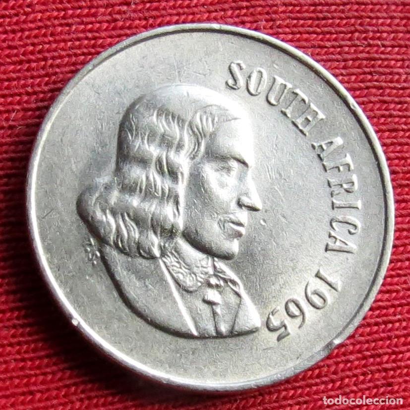 Monedas antiguas de &Aacute;frica: Sud&aacute;frica RSA 10 cents 1965