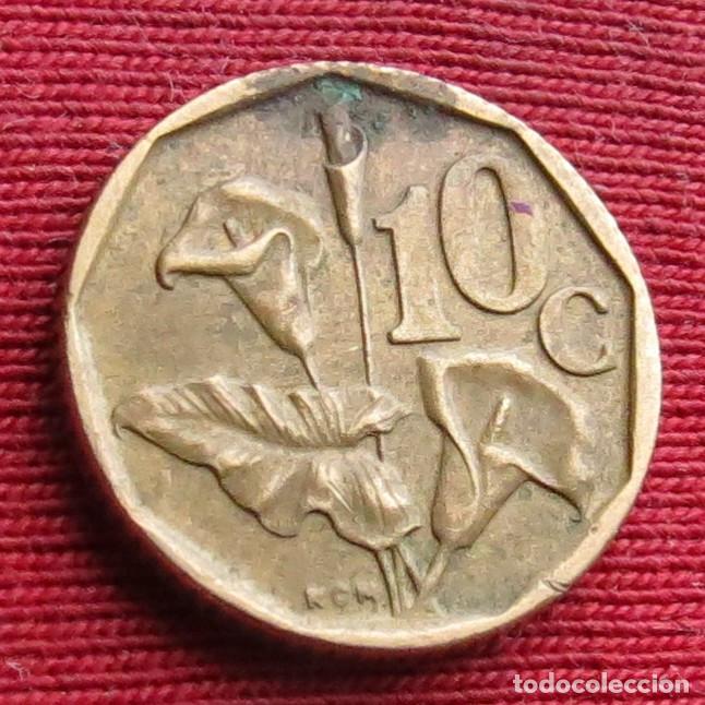 Monedas antiguas de &Aacute;frica: Sud&aacute;frica RSA 10 cents 1993