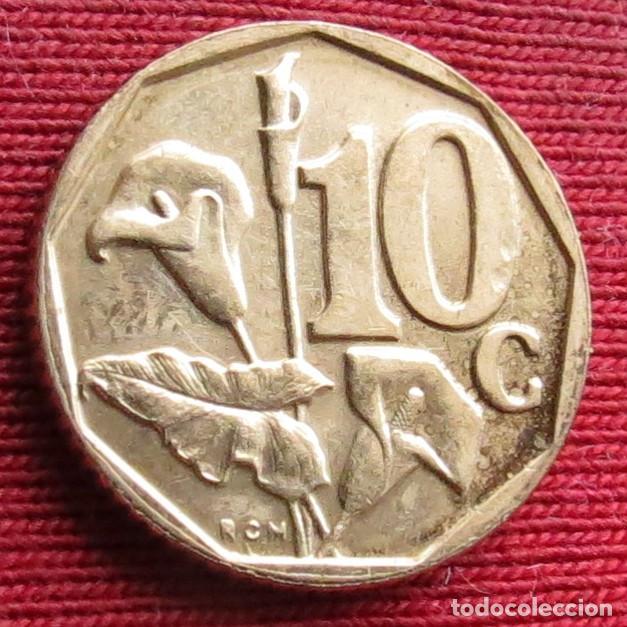 Monedas antiguas de &Aacute;frica: Sud&aacute;frica RSA 10 cents 1997