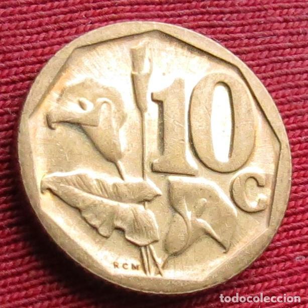 Monedas antiguas de &Aacute;frica: Sud&aacute;frica RSA 10 cents 2010