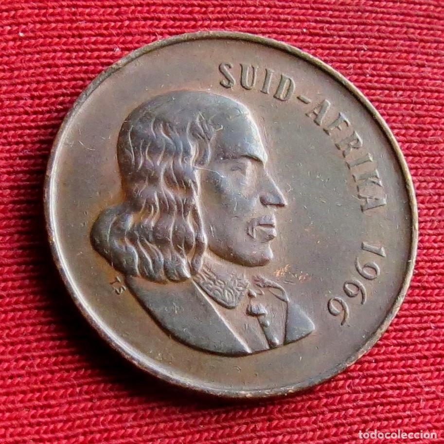 Monedas antiguas de &Aacute;frica: Sud&aacute;frica RSA 2 cents 1966