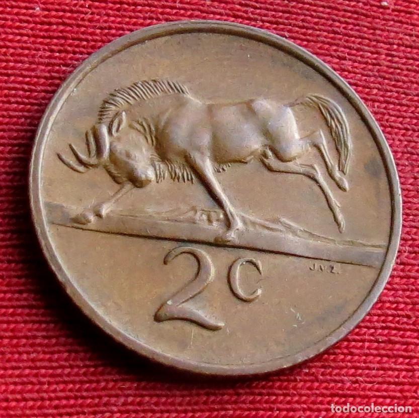 Monedas antiguas de &Aacute;frica: Sud&aacute;frica RSA 2 cents 1970