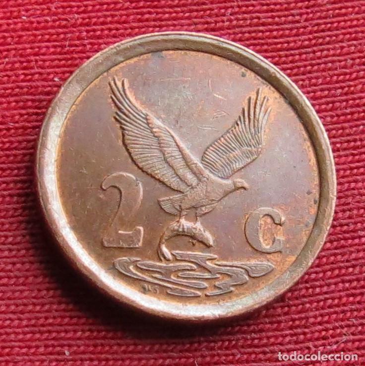 Monedas antiguas de &Aacute;frica: Sud&aacute;frica RSA 2 cents 1997