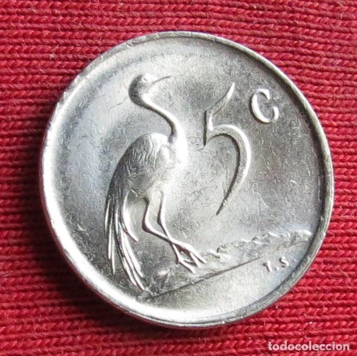 Monedas antiguas de &Aacute;frica: Sud&aacute;frica RSA 5 cents 1971