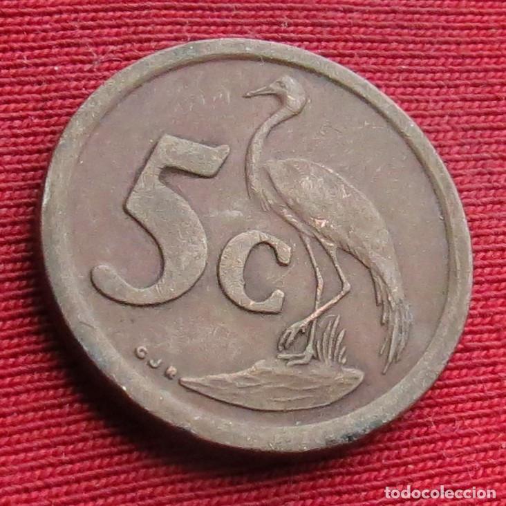 Monedas antiguas de &Aacute;frica: Sud&aacute;frica RSA 5 cents 1991
