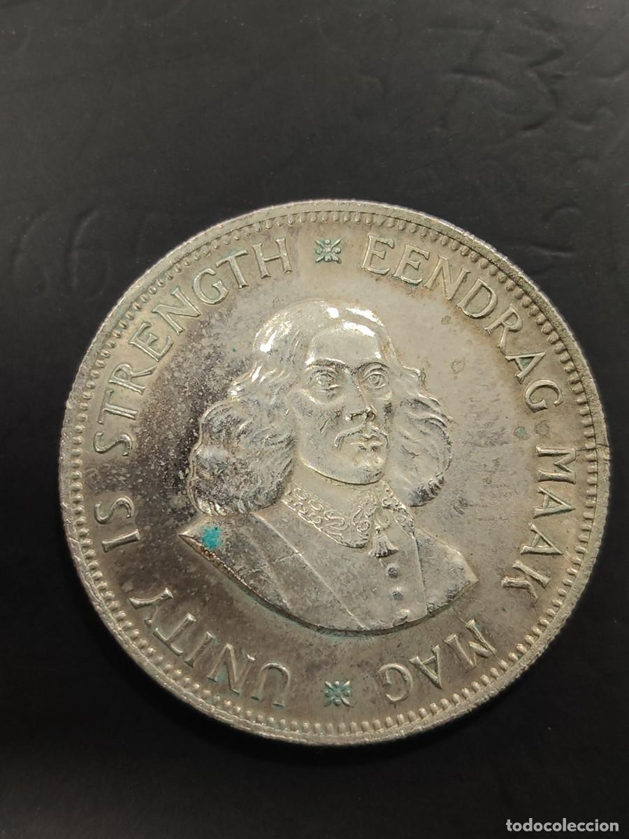 Monedas antiguas de &Aacute;frica: SUDAFRICA A&Ntilde;O 1962 20 CENTIMOS PLATA (500) &rdquo; JAN VAN RIEBEECK &rdquo;