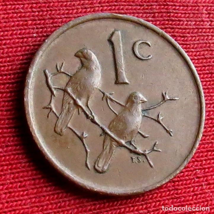 Monedas antiguas de &Aacute;frica: Sud&aacute;frica RSA 1 cent 1971