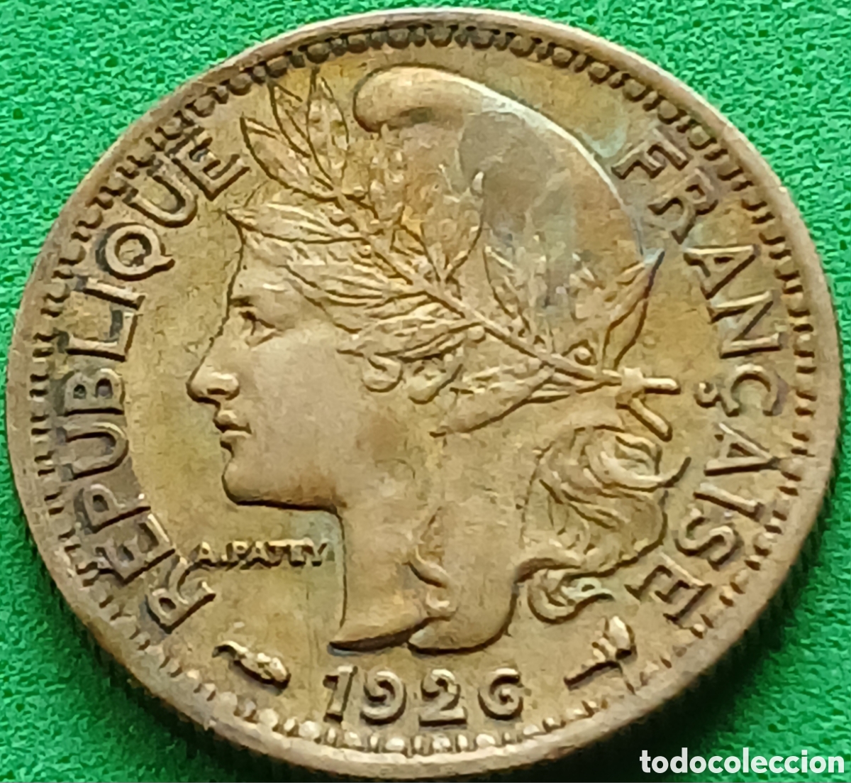 Monedas antiguas de &Aacute;frica: Camer&uacute;n 50 centimos 1926 km#1 ESCASA!