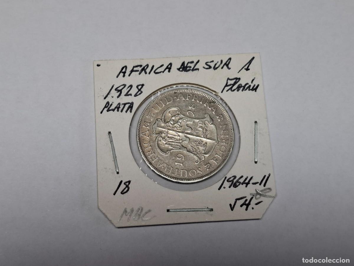 Monedas antiguas de &Aacute;frica: 1 FLORIN de PLATA de 1928 KM 18 AFRICA DEL SUR en MBC